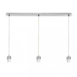 MORE 80 podstawa sufitowa wisząca  chrom 230V LED E27 3x15W