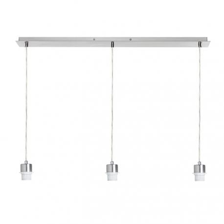 MORE 80 podstawa sufitowa wisząca  chrom 230V LED E27 3x15W