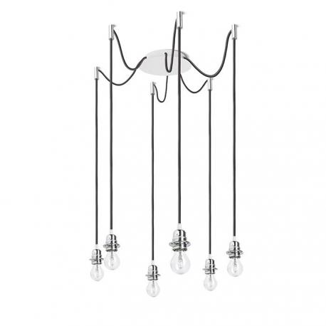 KOMBIX 6 zestaw wiszący BP+CK+CHO   230V LED E27 6x15W