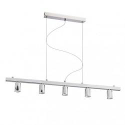 RALLONG V podstawa wisząca  chrom 230V LED E27 5x15W