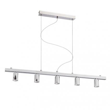 RALLONG V podstawa wisząca  chrom 230V LED E27 5x15W