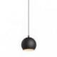 COPA wisząca czarna szkło 230V LED E27 11W
