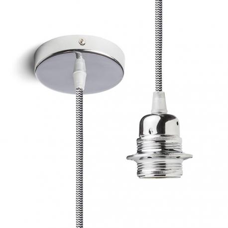 ELISA zestaw wiszący CHP+C/BK+CHO   230V LED E27 15W