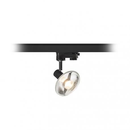 TRICA do szyny  3-faz czarna  230V LED GU10 12W