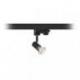 TRICA do szyny  3-faz czarna  230V LED GU10 12W
