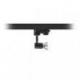 TRICA do szyny  3-faz czarna  230V LED GU10 12W