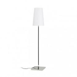 LULU podłogowa biała / czarna chrom 230V LED E27 8W