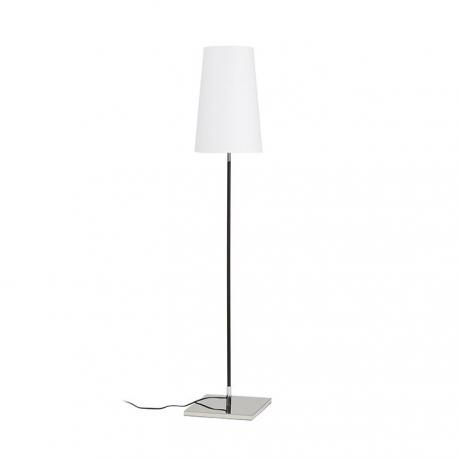 LULU podłogowa biała / czarna chrom 230V LED E27 8W