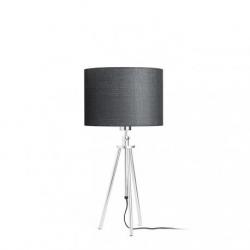 GARDETTE stołowa czarna aluminium 230V LED E27 15W