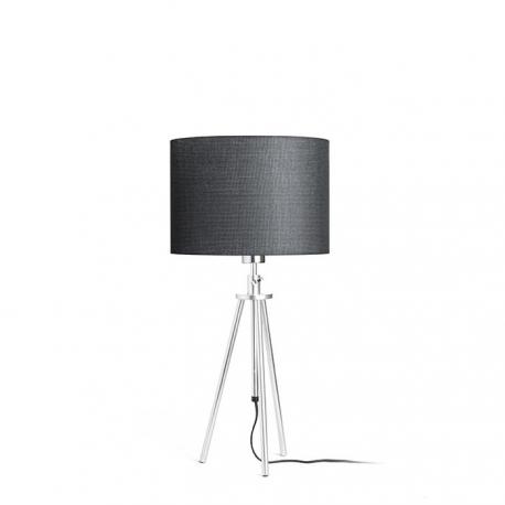 GARDETTE stołowa czarna aluminium 230V LED E27 15W
