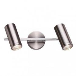 BOGARD II ścienna  nikiel mat 230V LED 2x5W 40°  3000K