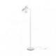 ROSITA podłogowa biała/srebrno-szara  230V LED E27 11W