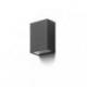 PEKKO ścienna czarna  230V LED 3W 67° IP54  3000K