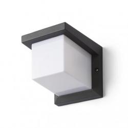 HIDE SQ ścienna antracyt  230V LED E27 15W IP44