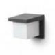 HIDE SQ ścienna antracyt  230V LED E27 15W IP44