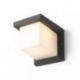 HIDE SQ ścienna antracyt  230V LED E27 15W IP44