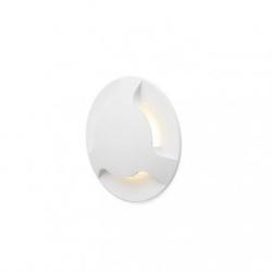 KICK III wpuszczana biała  230V LED 3W IP54  3000K