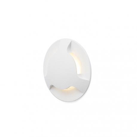 KICK III wpuszczana biała  230V LED 3W IP54  3000K