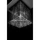 Żyrandol światłowodowy BLACK CUBE