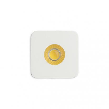 RIO SQ wpuszczana biała  230V LED 3W 22°  3000K