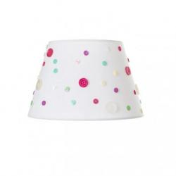 DELISA 25/16 abażur biała guziki  max. 28W