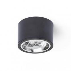 KELLY LED DIMM sufitowa czarna  230V LED 15W 45°  3000K