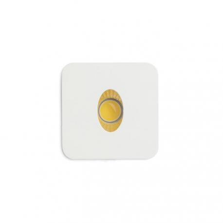 RIO SQ O wpuszczana biała  230V LED 3W 22°  3000K