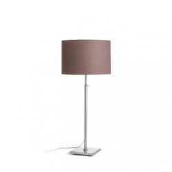 EDIKA stołowa brązowa nikiel mat 230V LED E27 15W