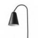 GARBO stołowa czarna chrom 230V LED E27 15W