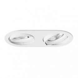 ZIZI II wpuszczana biała  230V LED G53 15W