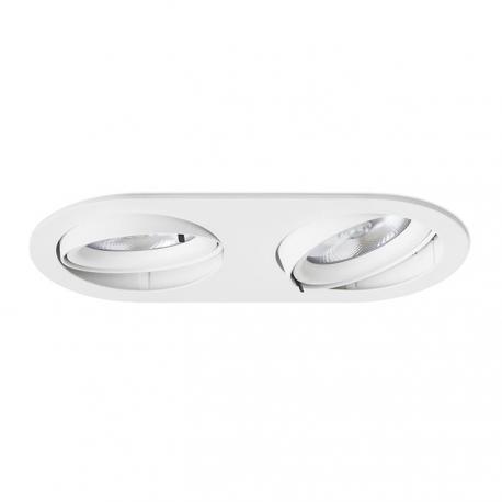 ZIZI II wpuszczana biała  230V LED G53 15W