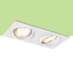 PASADENA G53 SQ II  biała  230V LED G53 2x15W