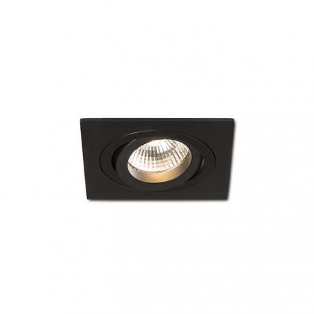 PASADENA GU10 SQ I wpuszczana czarna  230V LED GU10 7W