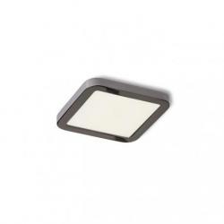 HUE SQ 9 wpuszczana  czarny chrom 230V LED 6W  3000K
