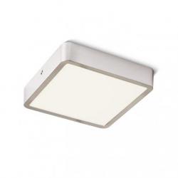 HUE SQ 17 sufitowa  nikiel mat 230V LED 18W  3000K