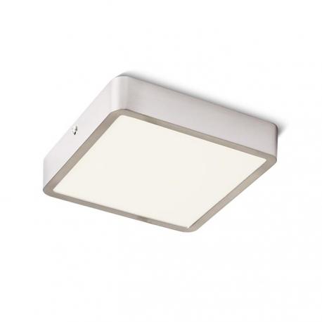 HUE SQ 17 sufitowa  nikiel mat 230V LED 18W  3000K
