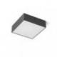 LARISA SQ 17 sufitowa czarna  230V LED 15W  3000K