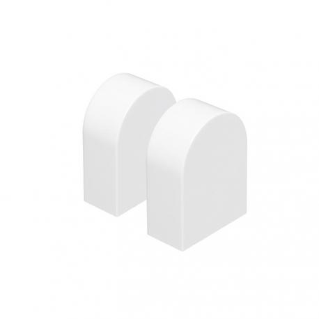 TAMPA końcówki 2 szt biała