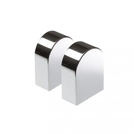 TAMPA końcówki 2 szt chrom