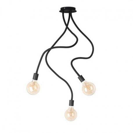 LOYD E27 III sufitowa czarna  230V LED E27 3x15W