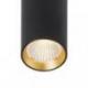 MAVRO wisząca czarna/złota  230V LED 12W 38°  3000K