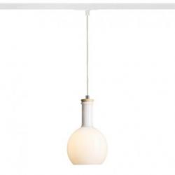 PULIRE RD do szyny 1-faz  szkło opalowe/drewno 230V LED E14 6W