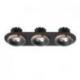 SHARM R III wpuszczana czarna/czarna miedź 230V LED 3x10W 24°  3000K