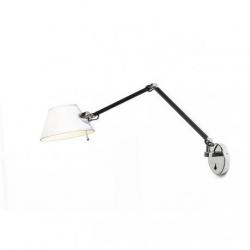 MONTANA ścienna biała/czarna chrom 230V LED E27 11W