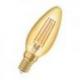 OSRAM Vintage świecowa bursztynowy 230V E14 LED EQ35 2400K