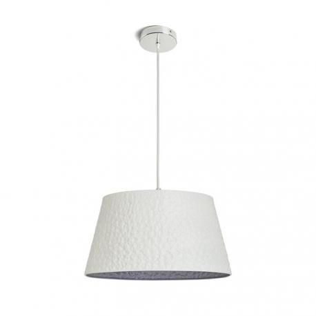 BUCKY 40 wisząca biała/szara metal 230V LED E27 15W