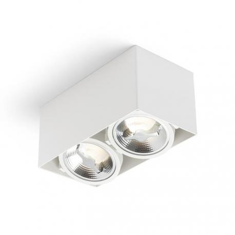 JAMES II DIMM sufitowa biała matowa   230V LED 2x15W 24°  3000K