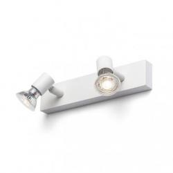 TRICA II ścienna biała  230V GU10 2x25W