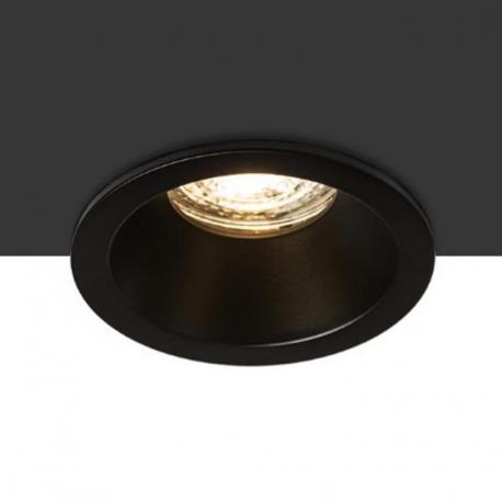 BERMUDA wpuszczana czarna  230V LED GU10 15W IP65