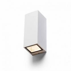 DESMOND II ścienna biała  230V LED GU10 2x8W IP44